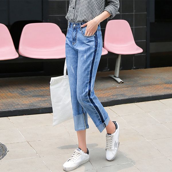 liser women's jeans high waist loose harlan 2019 new summer wild blue large size 25-32 cotton streetwear
liser women's jeans high waist loose harlan 2019 new summer wild blue large size 25-32 cotton streetwear