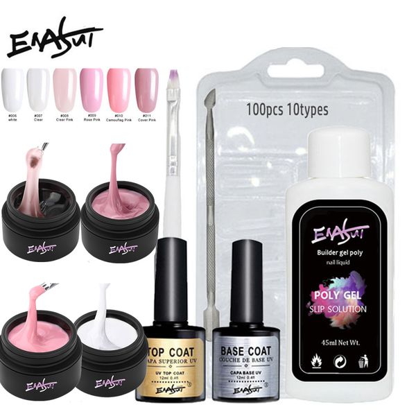 enasui 6colors nail poly quick extension nail gel builder extend gel 7pcs/kit polish building art soak off uv led, Red;pink
enasui 6colors nail poly quick extension nail gel builder extend gel 7pcs/kit polish building art soak off uv led, Red;pink