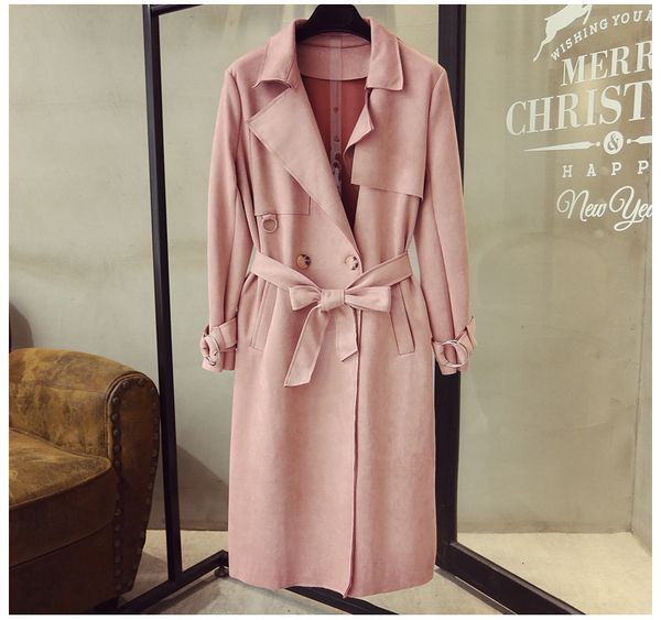 autumn spring long faux leather suede trench women plus size fall ladies white green blue large size faux suede coat, Black
autumn spring long faux leather suede trench women plus size fall ladies white green blue large size faux suede coat, Black