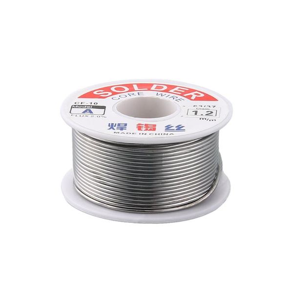 1.2mm 2% flux tin lead rosin roll core silver solder wire welding soldering repairing tool reel melt kit electric melting
1.2mm 2% flux tin lead rosin roll core silver solder wire welding soldering repairing tool reel melt kit electric melting