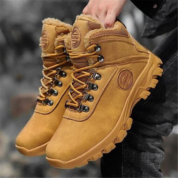 size 39-47 men rubber platform snow boots thick plush super warm winter booties waterproof cowhide male outdoor climbing shoes, Black
size 39-47 men rubber platform snow boots thick plush super warm winter booties waterproof cowhide male outdoor climbing shoes, Black