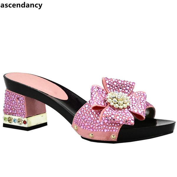 new design african lady slippers summer high heels women shoes african sandals pumps shoe for african wedding, Black
new design african lady slippers summer high heels women shoes african sandals pumps shoe for african wedding, Black