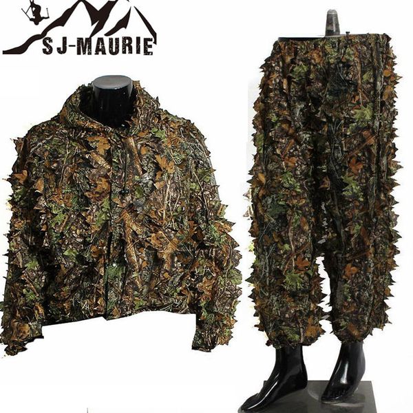 ghillie suit 3d camo bionic leaf camouflage clothing hunting jackets and pants suits jungle woodland birdwatching
ghillie suit 3d camo bionic leaf camouflage clothing hunting jackets and pants suits jungle woodland birdwatching