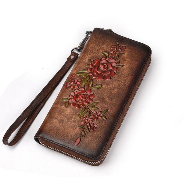 fashion women wallet genuine leather long clutch handy bag printing floral female card purse money clips, Red;black
fashion women wallet genuine leather long clutch handy bag printing floral female card purse money clips, Red;black