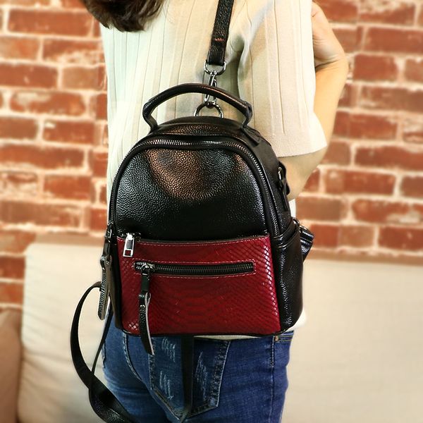 ретро из натуральной кожи рюкзак женщины крокодил шаблон малый bagpack колледж опрятный девушка школы сумка коровьей сумки на ремне
ретро из натуральной кожи рюкзак женщины крокодил шаблон малый bagpack колледж опрятный девушка школы сумка коровьей сумки на ремне