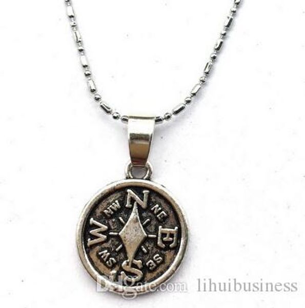 10pc/lot tibet silver campass necklace with chain college graduation or travel wanderlust long distance friendship jewelry gift new arrival
10pc/lot tibet silver campass necklace with chain college graduation or travel wanderlust long distance friendship jewelry gift new arrival