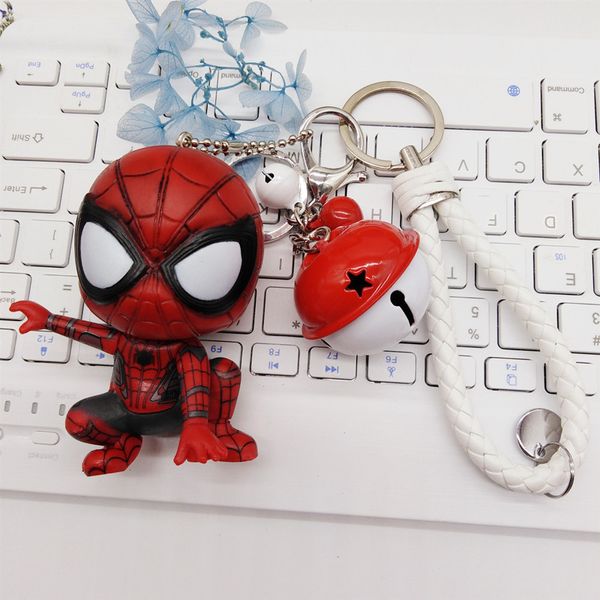 2020 new type and classic acrylic hero spider-man doll accessories bell keychain american style for children, Silver
2020 new type and classic acrylic hero spider-man doll accessories bell keychain american style for children, Silver