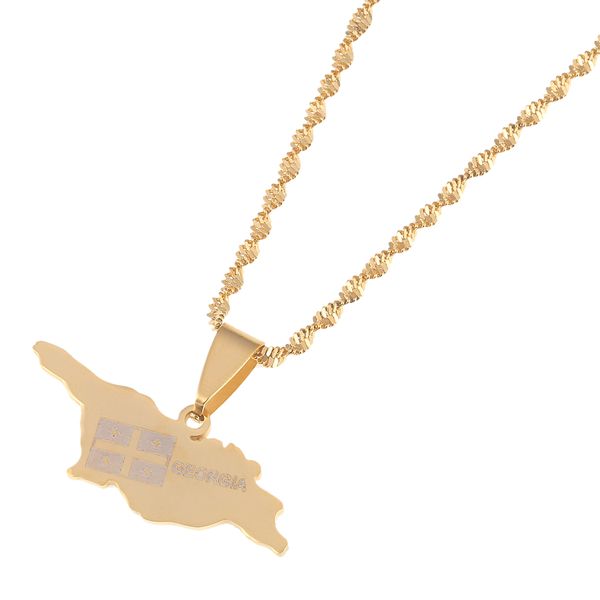 stainless steel georgia map pendant necklace gold color jewelry georgian map jewelry, Silver
stainless steel georgia map pendant necklace gold color jewelry georgian map jewelry, Silver