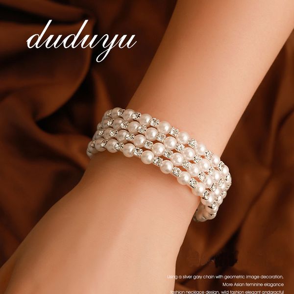 luxury trendy multi-layer imitation pearl bead women bracelet vintage charm round chain bracelets jewelry for ladies friend gift, Golden;silver
luxury trendy multi-layer imitation pearl bead women bracelet vintage charm round chain bracelets jewelry for ladies friend gift, Golden;silver