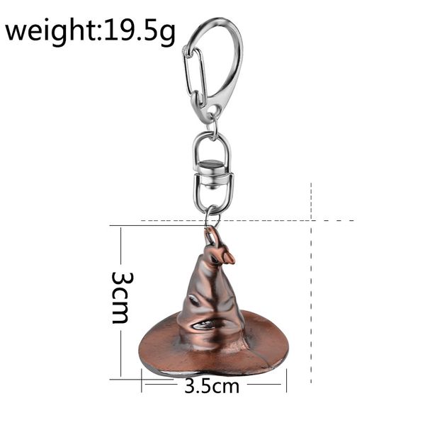 vintage harry movie hogwarts magic sorting hat keychain men and women car key pendant potter jewelry by dhl 3044, Slivery;golden
vintage harry movie hogwarts magic sorting hat keychain men and women car key pendant potter jewelry by dhl 3044, Slivery;golden