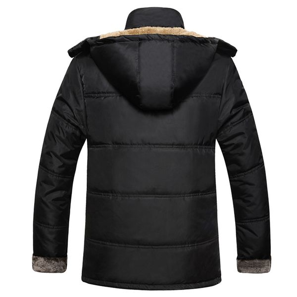mens thick warm winter jacket detachable hat high collar outerwearoat fluff lining down coats parka casual, Black
mens thick warm winter jacket detachable hat high collar outerwearoat fluff lining down coats parka casual, Black