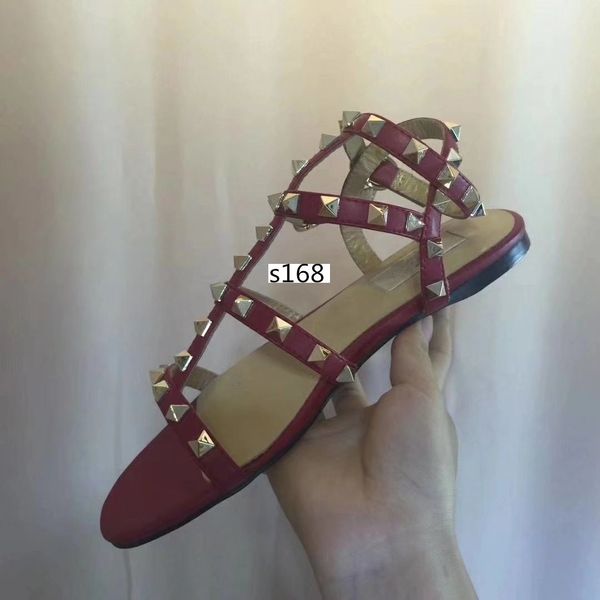 brand designer women sandals patent leather rivets sandals women studded strappy dress party office wedding shoes, Black
brand designer women sandals patent leather rivets sandals women studded strappy dress party office wedding shoes, Black