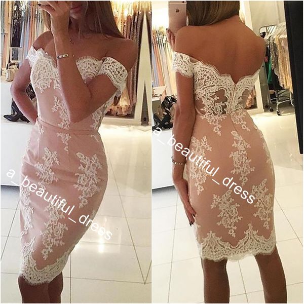 new homecoming dresses a-line knee length mermaid srapless off shoulder lace homecoming gowns custom made cheap, Blue;pink
new homecoming dresses a-line knee length mermaid srapless off shoulder lace homecoming gowns custom made cheap, Blue;pink