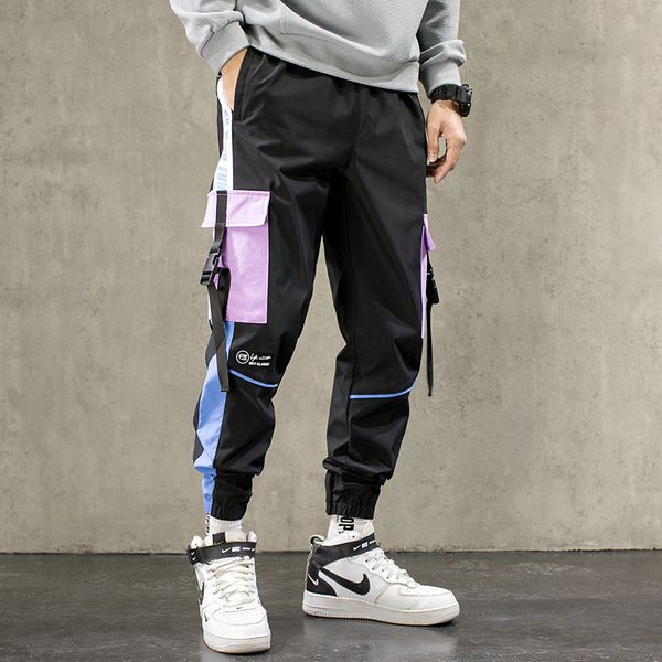 streetwear men black joggers pants summer 2020 mens big pockets ribbons hiphop cargo pants male overalls sweatpants
streetwear men black joggers pants summer 2020 mens big pockets ribbons hiphop cargo pants male overalls sweatpants