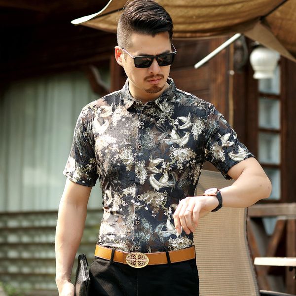 creative 3d bird pattern fashion streetwear short sleeve shirt summer 2019new velvet soft breathable men shirt -3xl, White;black
creative 3d bird pattern fashion streetwear short sleeve shirt summer 2019new velvet soft breathable men shirt -3xl, White;black