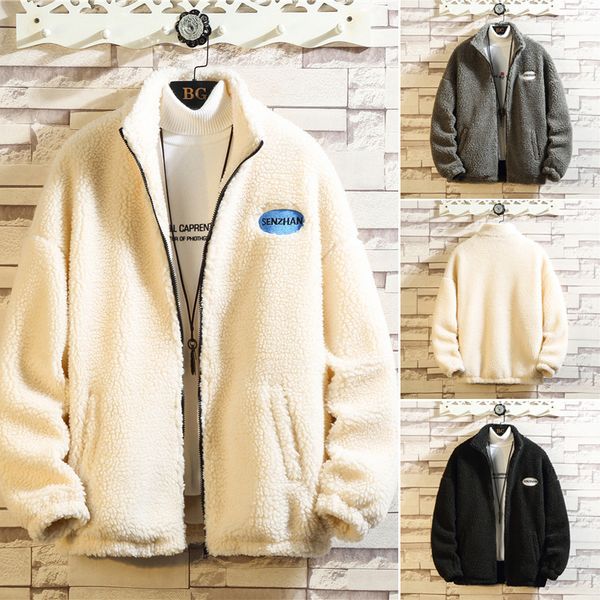 men's new fashion casual winter lamb cashmere loose zipper long sleeve keep warm coat woollen thick men clothing wool jackets, Black
men's new fashion casual winter lamb cashmere loose zipper long sleeve keep warm coat woollen thick men clothing wool jackets, Black