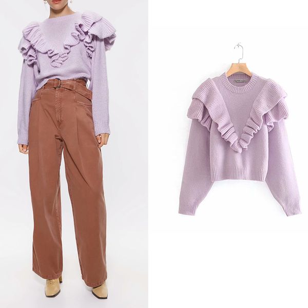 2019 women's winter sweet sweater puff sleeve o neck short knitted sweaters jumpers casual chic female pullovers, White;black
2019 women's winter sweet sweater puff sleeve o neck short knitted sweaters jumpers casual chic female pullovers, White;black