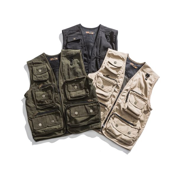 wu air spring japanese-style popular brand casual coat loose-fit multi-pockets jacket couples vest retro frock vest men's, Black;blue
wu air spring japanese-style popular brand casual coat loose-fit multi-pockets jacket couples vest retro frock vest men's, Black;blue