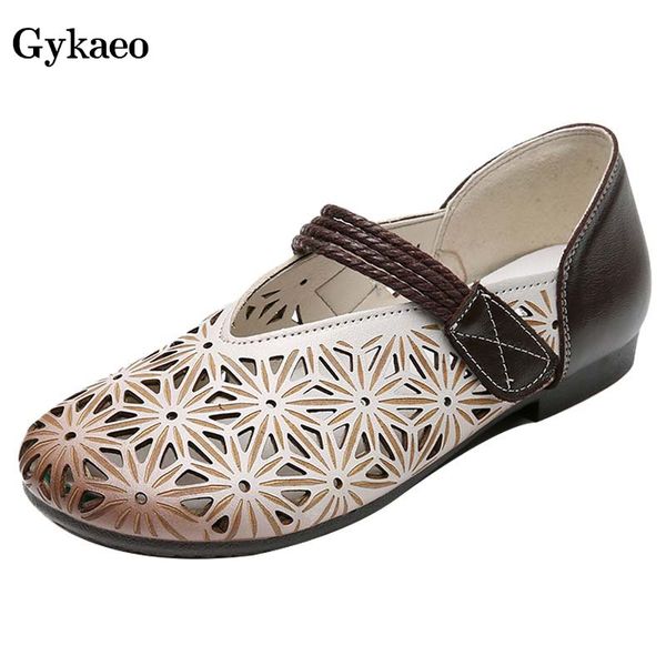 gykaeo new genuine leather summer shoes woman flats hollow out breathable hook&loop casual flat shoes comfortable women, Black
gykaeo new genuine leather summer shoes woman flats hollow out breathable hook&loop casual flat shoes comfortable women, Black
