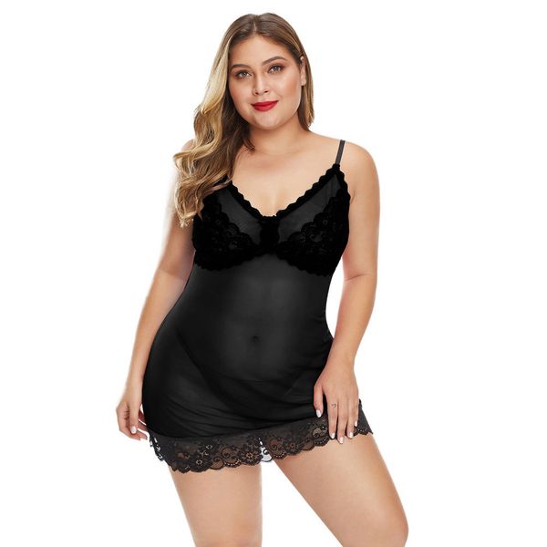 european and american large size mother underwear home service 2019 new style v-neck strap lace transparent pajamas set 31232, Black;red
european and american large size mother underwear home service 2019 new style v-neck strap lace transparent pajamas set 31232, Black;red