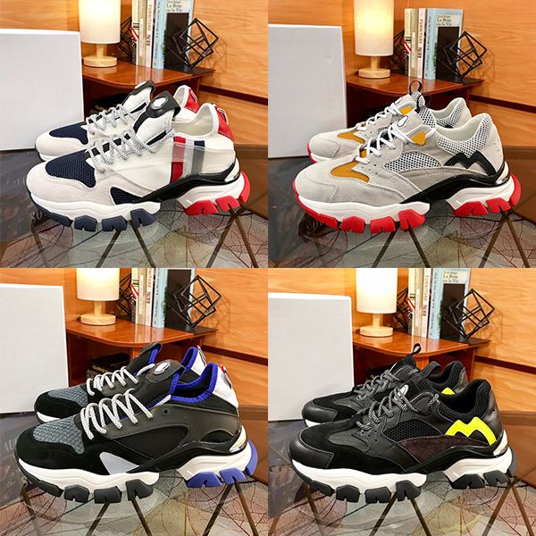 new mens sneaker calfskin leather paris platform shoes leave no trace trainers vintage fashion nylon low casual shoes chaussure with box, Black
new mens sneaker calfskin leather paris platform shoes leave no trace trainers vintage fashion nylon low casual shoes chaussure with box, Black