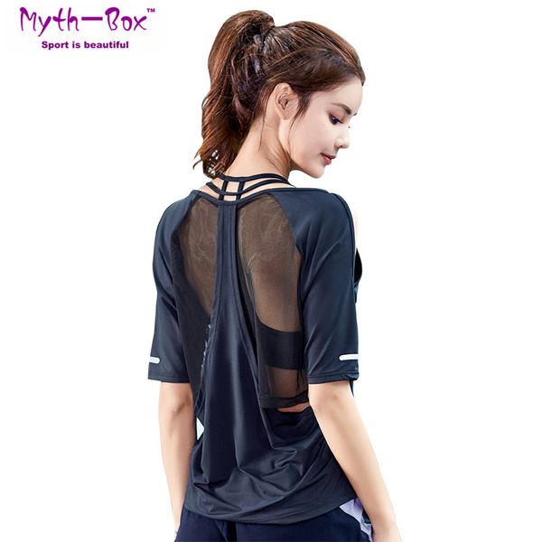 women yoga shirt loose running shirt mesh hollow out fitness short sleeve sport t-shirt quick dry female gym workout blouse, White;red
women yoga shirt loose running shirt mesh hollow out fitness short sleeve sport t-shirt quick dry female gym workout blouse, White;red