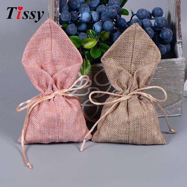 6pcs classical natural jute burlap drawstring bag jewelry gift candy bags knife&fork bag home wedding party decoration supplies
6pcs classical natural jute burlap drawstring bag jewelry gift candy bags knife&fork bag home wedding party decoration supplies