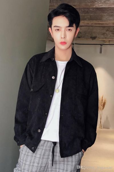 2019 spring and summer men's jacket new slim casual solid color loose light large size street fashion men's jacket, Black;brown
2019 spring and summer men's jacket new slim casual solid color loose light large size street fashion men's jacket, Black;brown