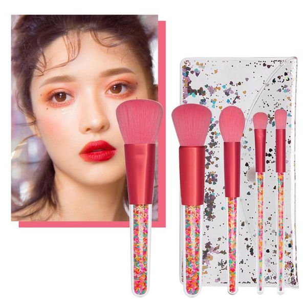5pcs rainbow candy makeup brush set handle brush with sequin bag blush foundation powder blender makeup gift for girl
5pcs rainbow candy makeup brush set handle brush with sequin bag blush foundation powder blender makeup gift for girl