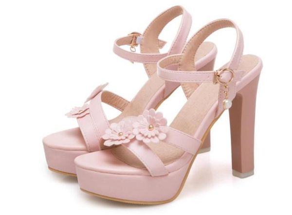 2019 women's sandals in summer with new style high heel coarse heel waterproof table @17, Black
2019 women's sandals in summer with new style high heel coarse heel waterproof table @17, Black