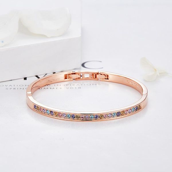 fashion- farben embellished with crystals from simple fashion diamond rose gold bracelet crystal bangle for women jewelry, Golden;silver
fashion- farben embellished with crystals from simple fashion diamond rose gold bracelet crystal bangle for women jewelry, Golden;silver