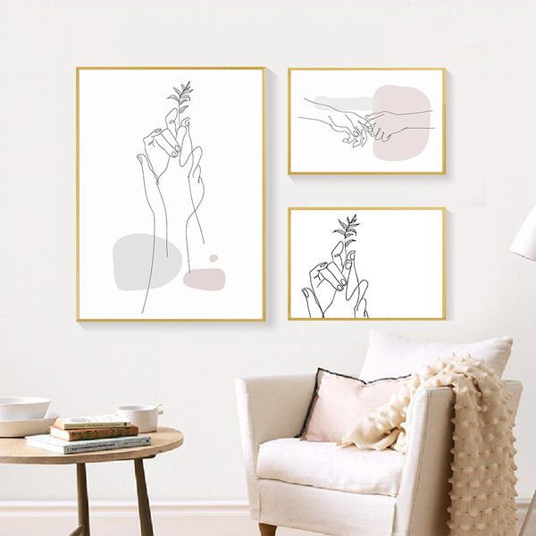 romantic hand in hand art poster abstract line drawing canvas print hand drawn leaf wall art painting couples picture home decor
romantic hand in hand art poster abstract line drawing canvas print hand drawn leaf wall art painting couples picture home decor