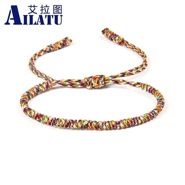 ailatu wholesale 10pcs/lot multicolor handmade braiding macrame bracelet gift fashion jewelry, Golden;silver
ailatu wholesale 10pcs/lot multicolor handmade braiding macrame bracelet gift fashion jewelry, Golden;silver