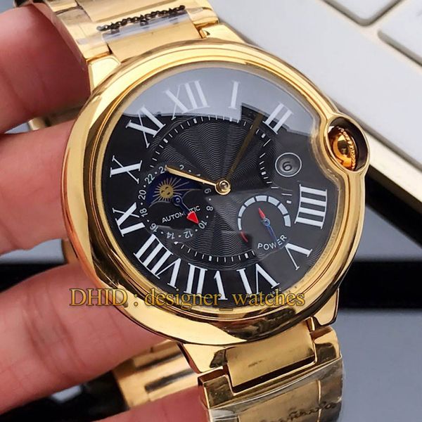 blue ball designer watches 41mm 316l stainless steel case strap men watch mechanical automatic movement auto date moon phase wristwatches, Slivery;brown
blue ball designer watches 41mm 316l stainless steel case strap men watch mechanical automatic movement auto date moon phase wristwatches, Slivery;brown