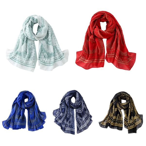 women printed scarves summer chiffon beach shawl girls elegant ladies long soft casual wrap hiking scarf gmt601, Black
women printed scarves summer chiffon beach shawl girls elegant ladies long soft casual wrap hiking scarf gmt601, Black