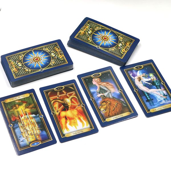 full english gold tarot cards mysterious bright tarot deck playing cards game for women board game
full english gold tarot cards mysterious bright tarot deck playing cards game for women board game