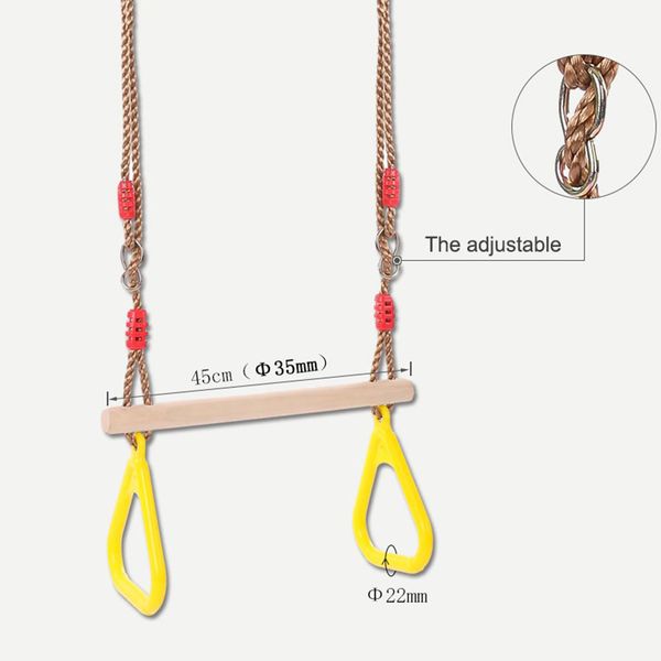 garden swing wooden hand rings swing outdoor sports fitness backyard toy
garden swing wooden hand rings swing outdoor sports fitness backyard toy