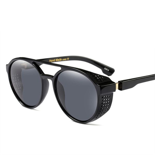 men vintage steampunk goggles brand designer round sunglass women twin-beams 2019 steam punk sun glasses shades men uv400, White;black
men vintage steampunk goggles brand designer round sunglass women twin-beams 2019 steam punk sun glasses shades men uv400, White;black