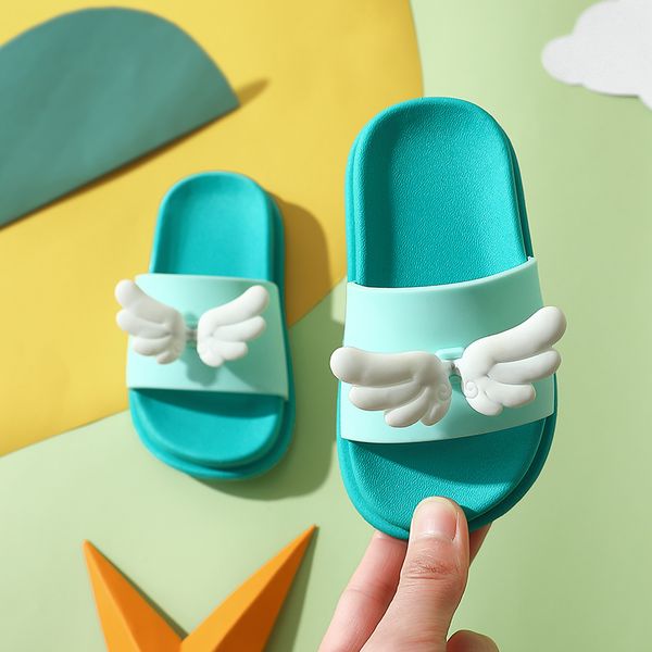 cute wing slippers toddler boys girls summer beach flip flops children baby indoor home shoes kids soft bottom anti-slip slides, Black;grey
cute wing slippers toddler boys girls summer beach flip flops children baby indoor home shoes kids soft bottom anti-slip slides, Black;grey