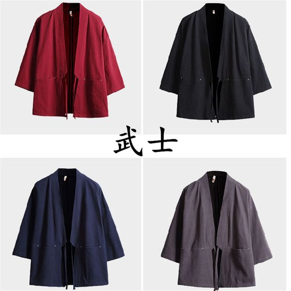 kimono samurai costume streetwear plus size haori asian clothes yukata men women cardigan jacket traditioanl japanese clothing, Red
kimono samurai costume streetwear plus size haori asian clothes yukata men women cardigan jacket traditioanl japanese clothing, Red