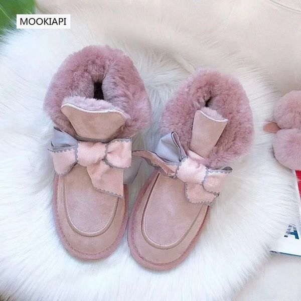 2019 china's high-quality brand women's snow boots, real pig eight leather, wool, the most fashionable shoes, 5 colors, Black
2019 china's high-quality brand women's snow boots, real pig eight leather, wool, the most fashionable shoes, 5 colors, Black