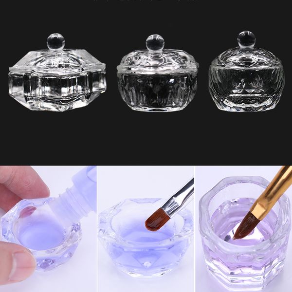 1pc nail tools glass clear crystal cup with lid acrylic nail cup acrylic powder liquid crystal glass dish tool for nails
1pc nail tools glass clear crystal cup with lid acrylic nail cup acrylic powder liquid crystal glass dish tool for nails