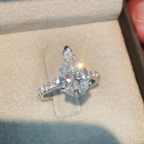 sparkling solid silver pear shaped white stone ring enhanced rings for women bride wedding engagement jewelry gift (s925 stamp, Slivery;golden
sparkling solid silver pear shaped white stone ring enhanced rings for women bride wedding engagement jewelry gift (s925 stamp, Slivery;golden
