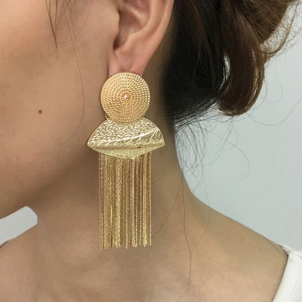 geometric alloy long chain tassel earrings for women ethnic jewelry boho statement drop dangle earrings fashion gift ukmoc, Silver
geometric alloy long chain tassel earrings for women ethnic jewelry boho statement drop dangle earrings fashion gift ukmoc, Silver