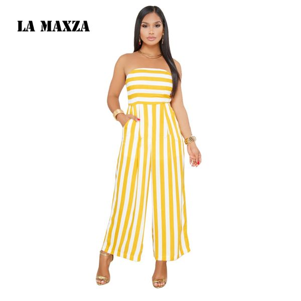 sleeveless one piece strapless summer romper jumpsuit woman 2018 bodycon striped bodies woman black yellow playsuits, Black;white
sleeveless one piece strapless summer romper jumpsuit woman 2018 bodycon striped bodies woman black yellow playsuits, Black;white