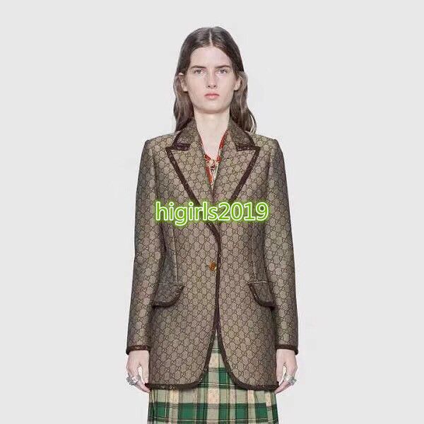 High end women girl jacquard canva jacket blazer peak lapel long leeve one button clo ure coat outerwear hirt fa hion de ign luxury top
High end women girl jacquard canva jacket blazer peak lapel long leeve one button clo ure coat outerwear hirt fa hion de ign luxury top