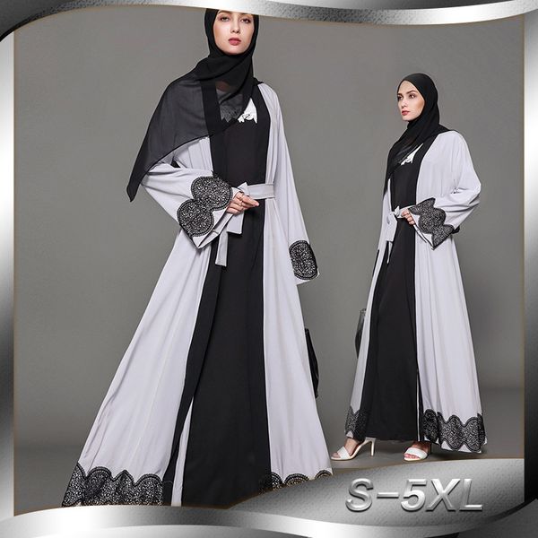 women muslim dress plus size 5xl appliques abaya turkish clothes for muslim women gray dubai robe musulmane turc jilbab, Red
women muslim dress plus size 5xl appliques abaya turkish clothes for muslim women gray dubai robe musulmane turc jilbab, Red