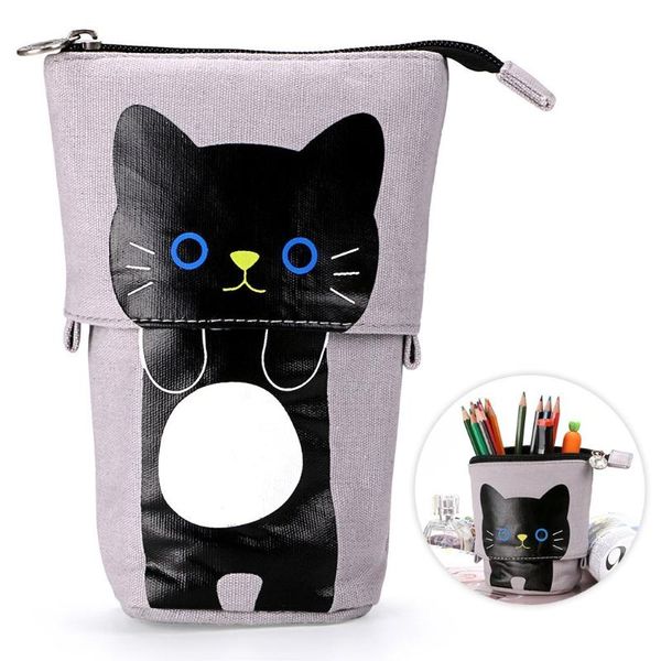 lovely cartoon cat stand stationery bag pencil case pouch cosmetic bags storage bag for boys and girls gifts
lovely cartoon cat stand stationery bag pencil case pouch cosmetic bags storage bag for boys and girls gifts
