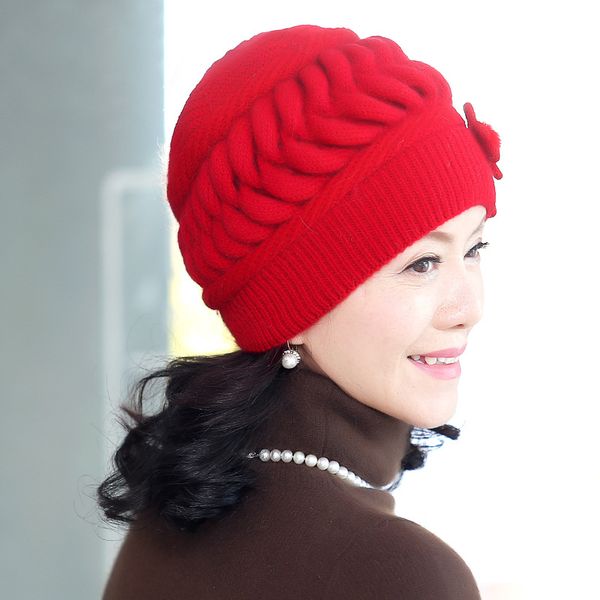 winter elderly wool knitted hat mother hat autumn and winter days in the elderly ladies ear cap thickened to keep warm, Blue;gray
winter elderly wool knitted hat mother hat autumn and winter days in the elderly ladies ear cap thickened to keep warm, Blue;gray