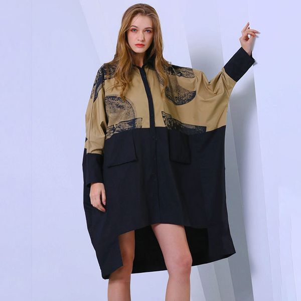 lanmrem 2019 new fashion female's long sleeve shirt women hoodies vestido cotton big size shirt dress yg30404, Black;gray
lanmrem 2019 new fashion female's long sleeve shirt women hoodies vestido cotton big size shirt dress yg30404, Black;gray